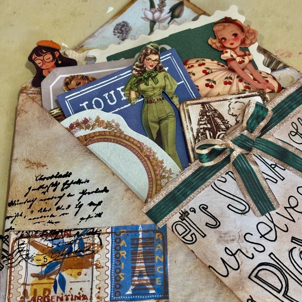 Ephemera Bundle: 20 Pieces for Mixed Media Art Junk Journal Scrapbooking - Picture 7 of 16